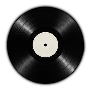 Audiophile 180-gram spinning vinyl disc master groove restoration